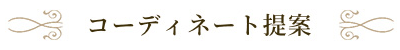 コーディネート提案