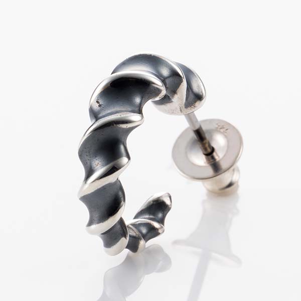 PUERTA DEL SOL シルバーフープピアス PC1015