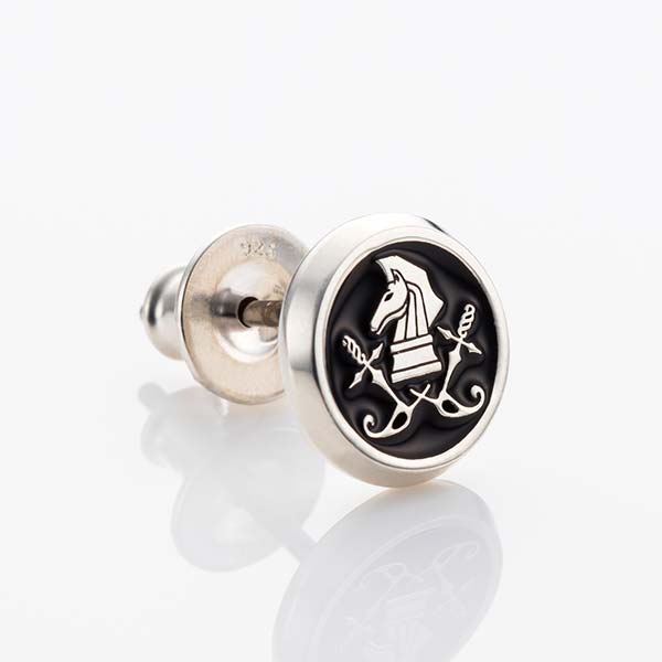 PUERTA DEL SOL シルバースタッドピアス PC1107BK