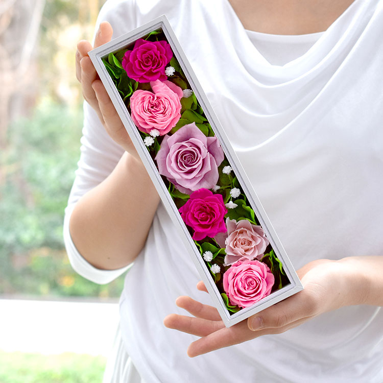 Bamboo SALA レディース 母の日 フラワーボックス バラ PF-Y-BOX-WHMD