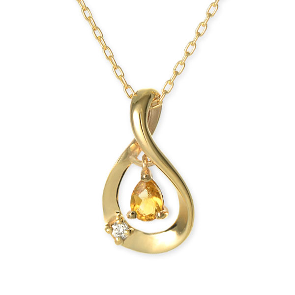 WISP イエローゴールドネックレス