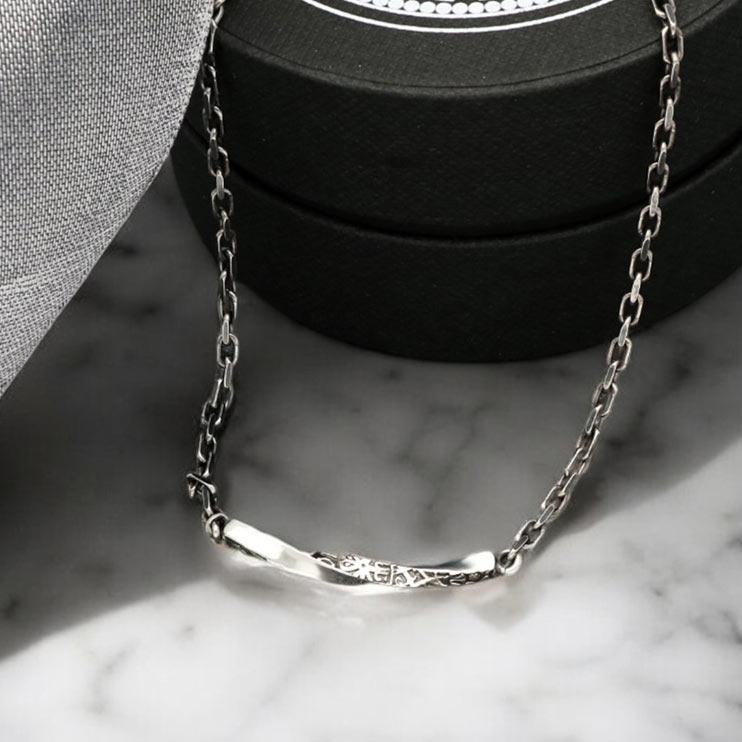 AQUA SILVER メンズ シルバーネックレス ASP-412F-WIDE