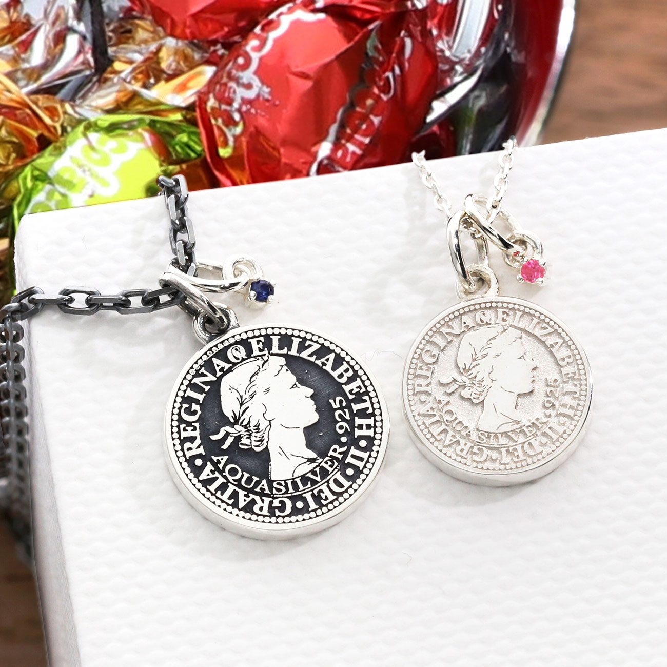 アクアシルバー6ペンスコイン