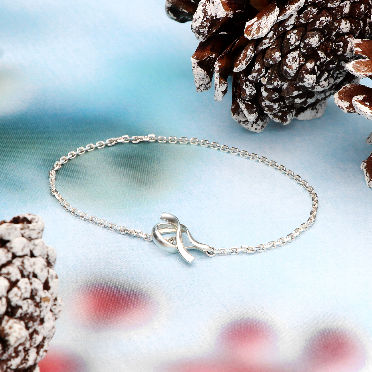 Sweet Rose レディース シルバーブレスレット SSB002