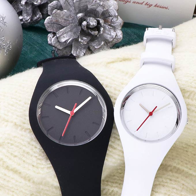 ICE-WATCH ジェイウェル限定 ICE fil rouge(アイス フィル ルージュ) ICEFRBKUS-ICEFRWHSS