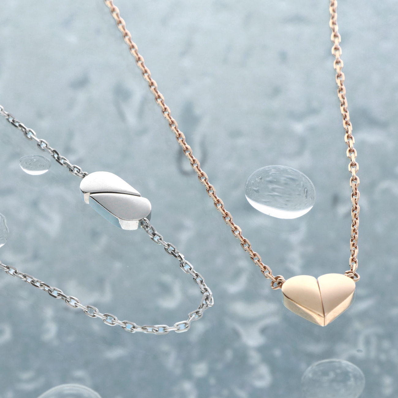 Sweet Rose ステンレスペアネックレス STN002-S-PK