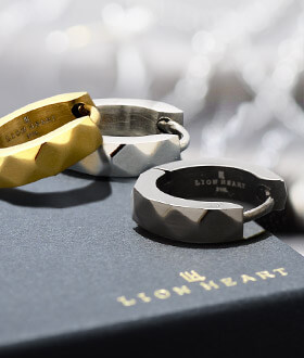 LION HEART ステンレスフープピアス 03EA0015BK