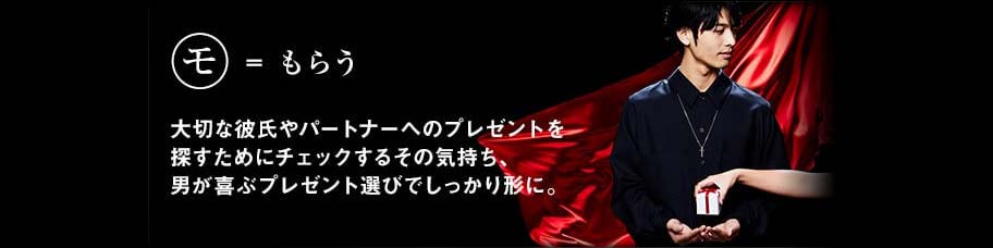もらう