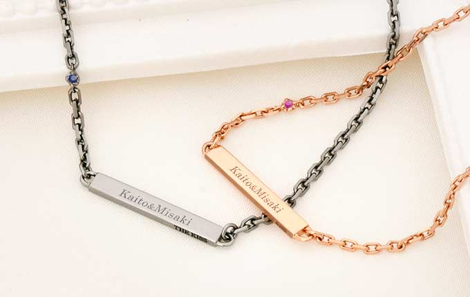 THE KISS シルバーチェーンブレスレット JW-SBR2501-JW-SBR2500