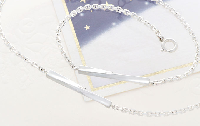 Sweet Rose シルバーペアブレスレット SSB003-21-SSB003-19