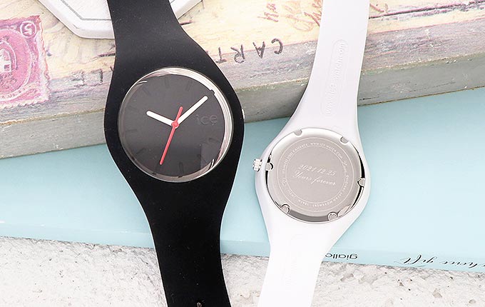 ICE-WATCH 限定コラボペアウォッチ ICEFRBKUS-ICEFRWHSS